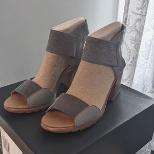 Sorel Blue Grey Sandals - Worn Once